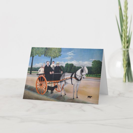 Henri Rousseau - La Carriole du père Junier Kaart (Voorkant)