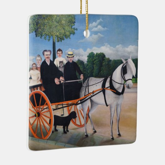 Henri Rousseau - La Carriole du pere Junier Keramisch Ornament (Rechts)