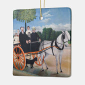 Henri Rousseau - La Carriole du pere Junier Keramisch Ornament (Links)