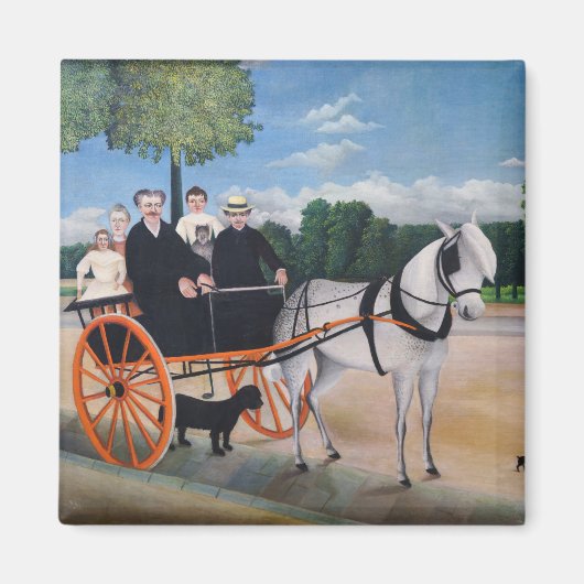 Henri Rousseau - La Carriole du pere Junier Magneet (Voorkant)