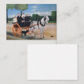 Henri Rousseau - La Carriole du pere Junier Notitiekaartje (Voorkant / Achterkant)