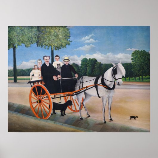 Henri Rousseau - La Carriole du pere Junier Poster (Voorkant)