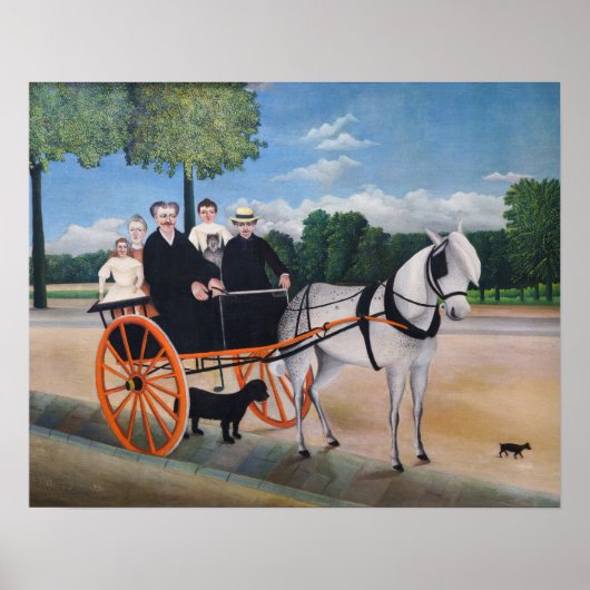 Henri Rousseau - La Carriole du pere Junier Poster (Voorkant)