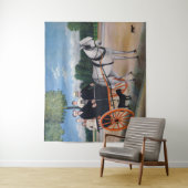 Henri Rousseau - La Carriole du pere Junier Wandkleed (In situ)