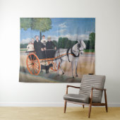 Henri Rousseau - La Carriole du pere Junier Wandkleed (In Situ (horizontaal))