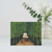 Henri Rousseau, Laan in het park bij Saint-Cloud Briefkaart (Staand voorkant)
