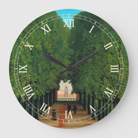 Henri Rousseau, Laan in het park bij Saint-Cloud Grote Klok (Voorkant)