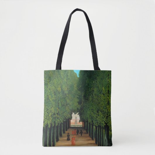 Henri Rousseau, Laan in het park bij Saint-Cloud Tote Bag (Voorkant)
