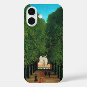 Henri Rousseau, Laan in het park Saint-Cloud iPhone 16 Hoesje