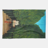 Henri Rousseau, Laan in het park Saint-Cloud Theedoek (Horizontaal)