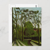 Henri Rousseau - Landschap aan de banken van de Bi Briefkaart (Voorkant / Achterkant)