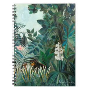 Henri Rousseau Landschap met apen Botanische Ga Notitieboek