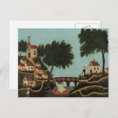 Henri Rousseau - Landschap met brug Briefkaart (Voorkant / Achterkant)