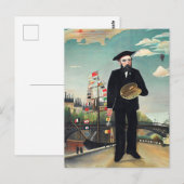 Henri Rousseau - Landschap Myself-Portret Briefkaart (Voorkant / Achterkant)