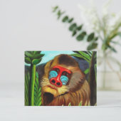 Henri Rousseau Mandrill in het Oerwoud  art Briefkaart (Staand voorkant)