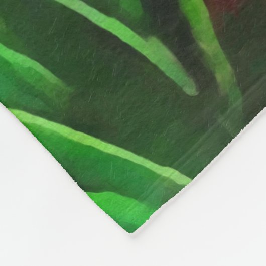 Henri Rousseau Mandrill in het Oerwoud  art Fleece Deken (Hoek)