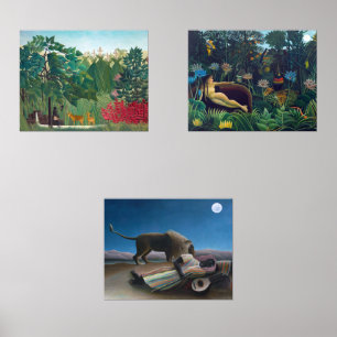 Henri Rousseau - Masterstuks Selection Muurkunst Sets