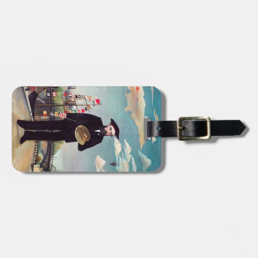 Henri Rousseau - Myself Portrait Landscape Bagagelabel (Voorkant horizontaal)