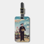 Henri Rousseau - Myself Portrait Landscape Bagagelabel (Voorkant verticaal)