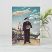 Henri Rousseau - Myself Portrait Landscape Bedankkaart (Staand voorkant)