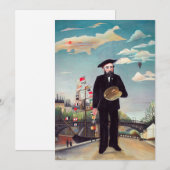 Henri Rousseau - Myself Portrait Landscape Bedankkaart (Voorkant / Achterkant)
