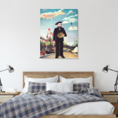 Henri Rousseau - Myself Portrait Landscape Canvas Afdruk (Insitu (Slaapkamer))