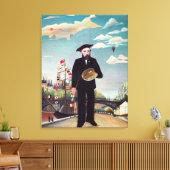 Henri Rousseau - Myself Portrait Landscape Canvas Afdruk (Insitu (Woonkamer))