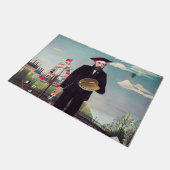 Henri Rousseau - Myself Portrait Landscape Deurmat (Schuin)