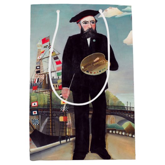 Henri Rousseau - Myself Portrait Landscape Medium Cadeauzakje (Voorkant)