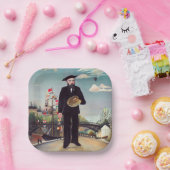 Henri Rousseau - Myself Portrait Landscape Papieren Bordje (Feest)