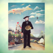 Henri Rousseau - Myself Portrait Landscape Raamsticker (Vel 3)