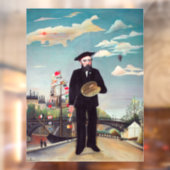 Henri Rousseau - Myself Portrait Landscape Raamsticker (Vel 2)