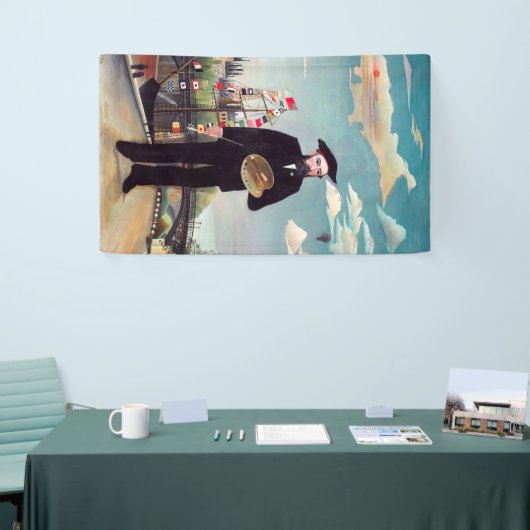 Henri Rousseau - Myself Portrait Landscape Spandoek (Beurs)