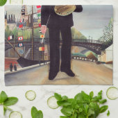 Henri Rousseau - Myself Portrait Landscape Theedoek (Gevouwen)