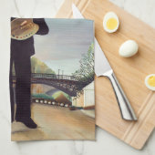 Henri Rousseau - Myself Portrait Landscape Theedoek (Quarter Fold)