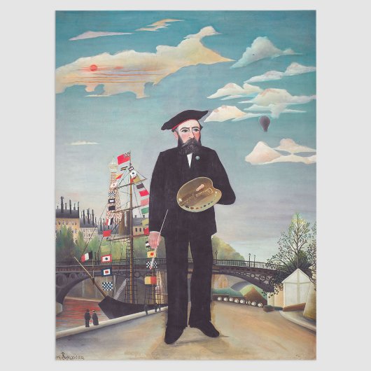 Henri Rousseau - Myself Portrait Landscape Tissuepapier