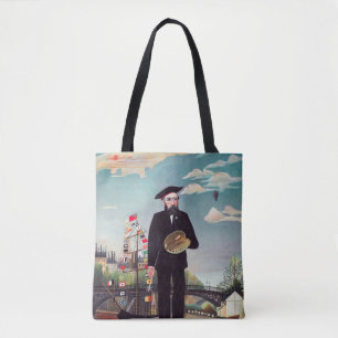 Henri Rousseau - Myself Portrait Landscape Tote Bag