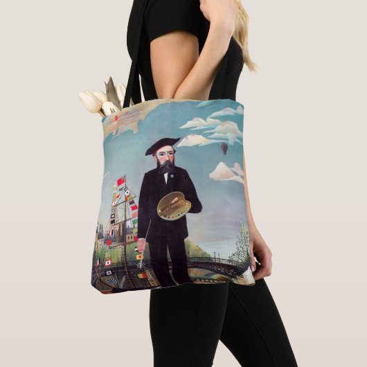 Henri Rousseau - Myself Portrait Landscape Tote Bag (Dichtbij)
