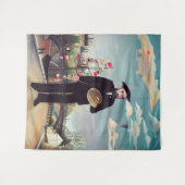 Henri Rousseau - Myself Portrait Landscape Wandkleed (Voorkant (horizontaal))