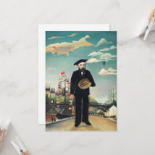 Henri Rousseau - Myself-Portret Landscape Kaart (Voorkant / Achterkant in situ)