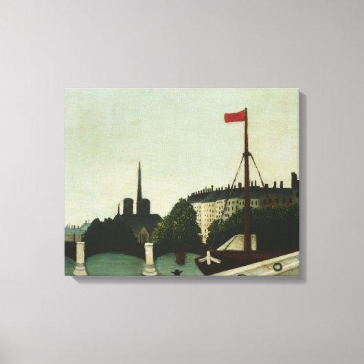 Henri Rousseau - Notre Dame Canvas Afdruk (Voorkant)