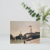 Henri Rousseau- Notre Dame Uitzicht Ile Saint Loui Briefkaart (Staand voorkant)