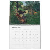 Henri Rousseau Oerwoud Dier 2024 Kalender (Feb 2026)