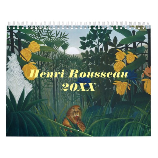 Henri Rousseau Oerwoud Dier 2024 Kalender (Hoes)