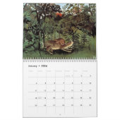 Henri Rousseau Oerwoud Dier 2024 Kalender (Jan 2026)
