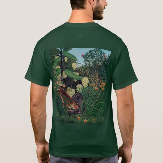 Henri Rousseau Oerwoud T-Shirt (Achterkant)