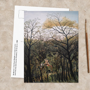 Henri Rousseau - Ontmoeting in het bos Briefkaart