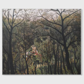Henri Rousseau - Ontmoeting in het Bos Cadeaupapier (Vlak)