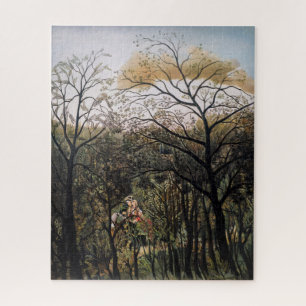 Henri Rousseau - Ontmoeting in het Bos Legpuzzel