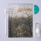 Henri Rousseau - Ontmoeting in het Bos Tissuepapier (Craft)